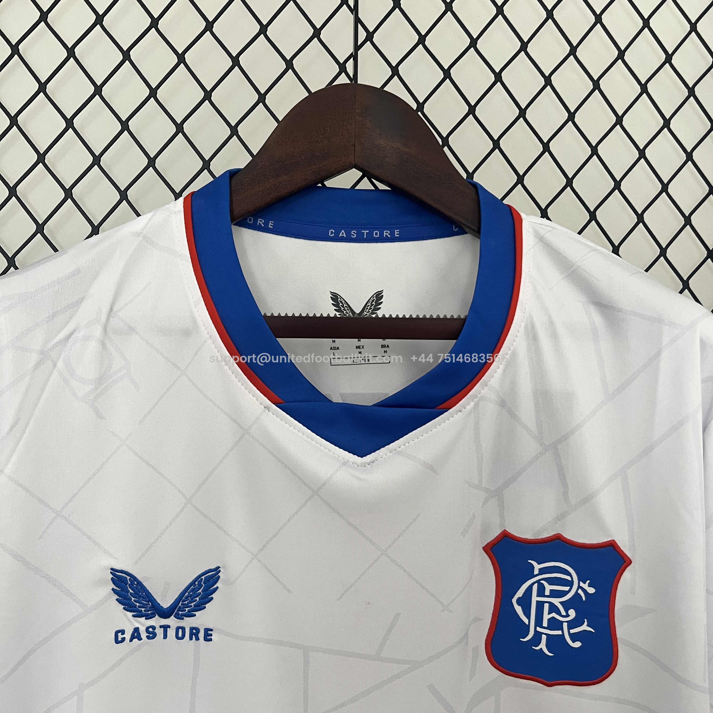 Unitedfootballkit.com | Glasgow Rangers 24-25 Away Jersey - Fans Version -Customize Name, Number and Patch | Worldwide Shipping