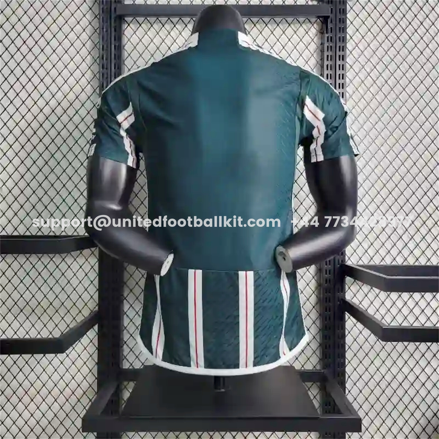 Unitedfootballkit.com | Retro Manchester United 2023-24 Away Green Jersey - Player Version -Customize Name, Number and Patch | Worldwide Shipping