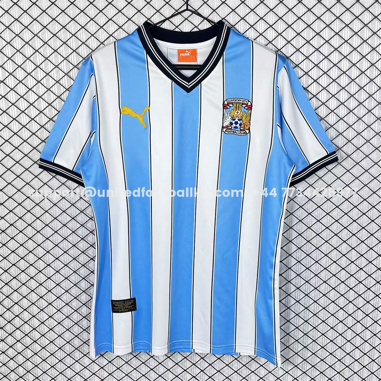 Unitedfootballkit.com | Retro Coventry City 2011-12 Home Jersey -Customize Name, Number and Patch | Worldwide Shipping