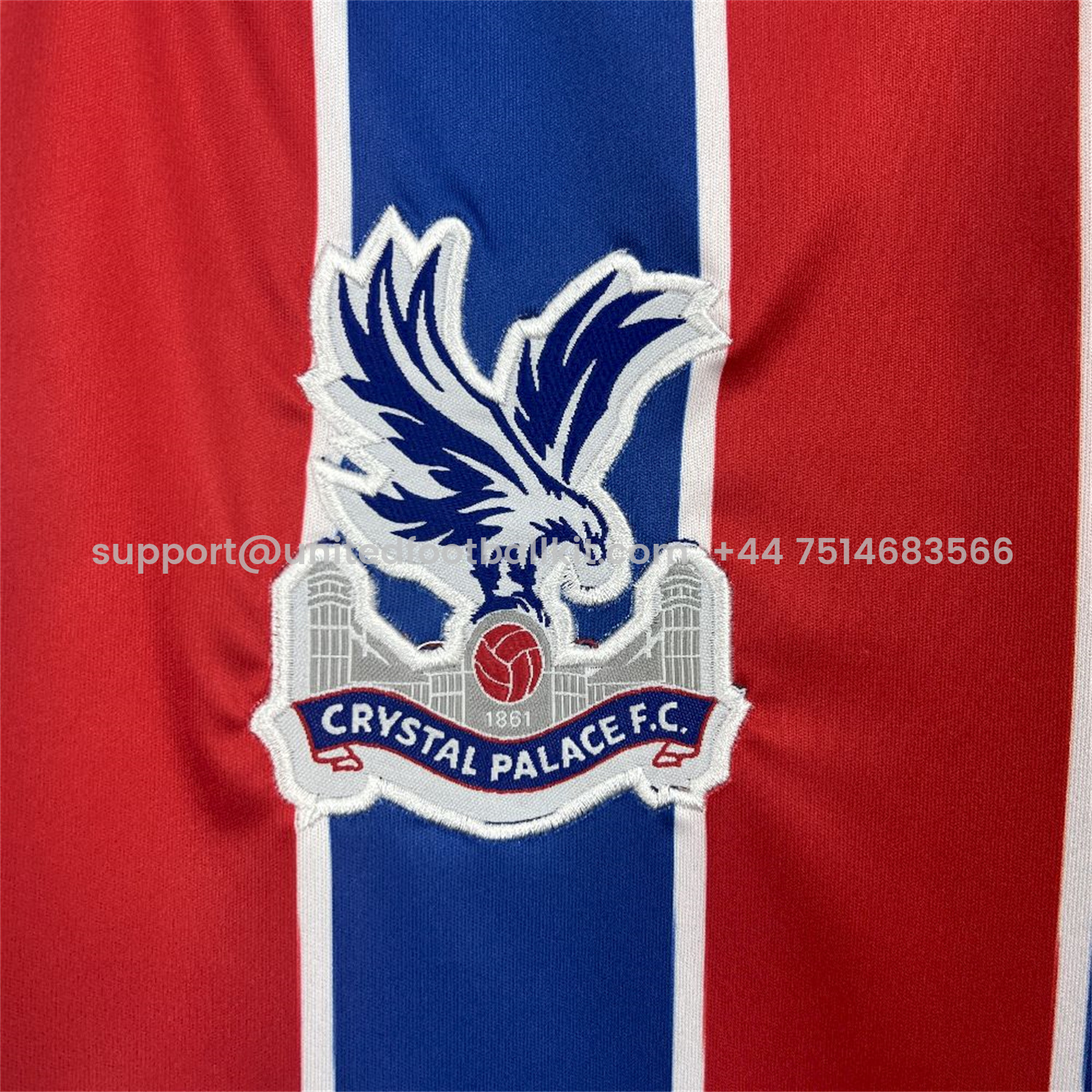 Unitedfootballkit.com | Crystal Palace 25-26 Home Jersey - Fans Version -Customize Name, Number and Patch | Worldwide Shipping