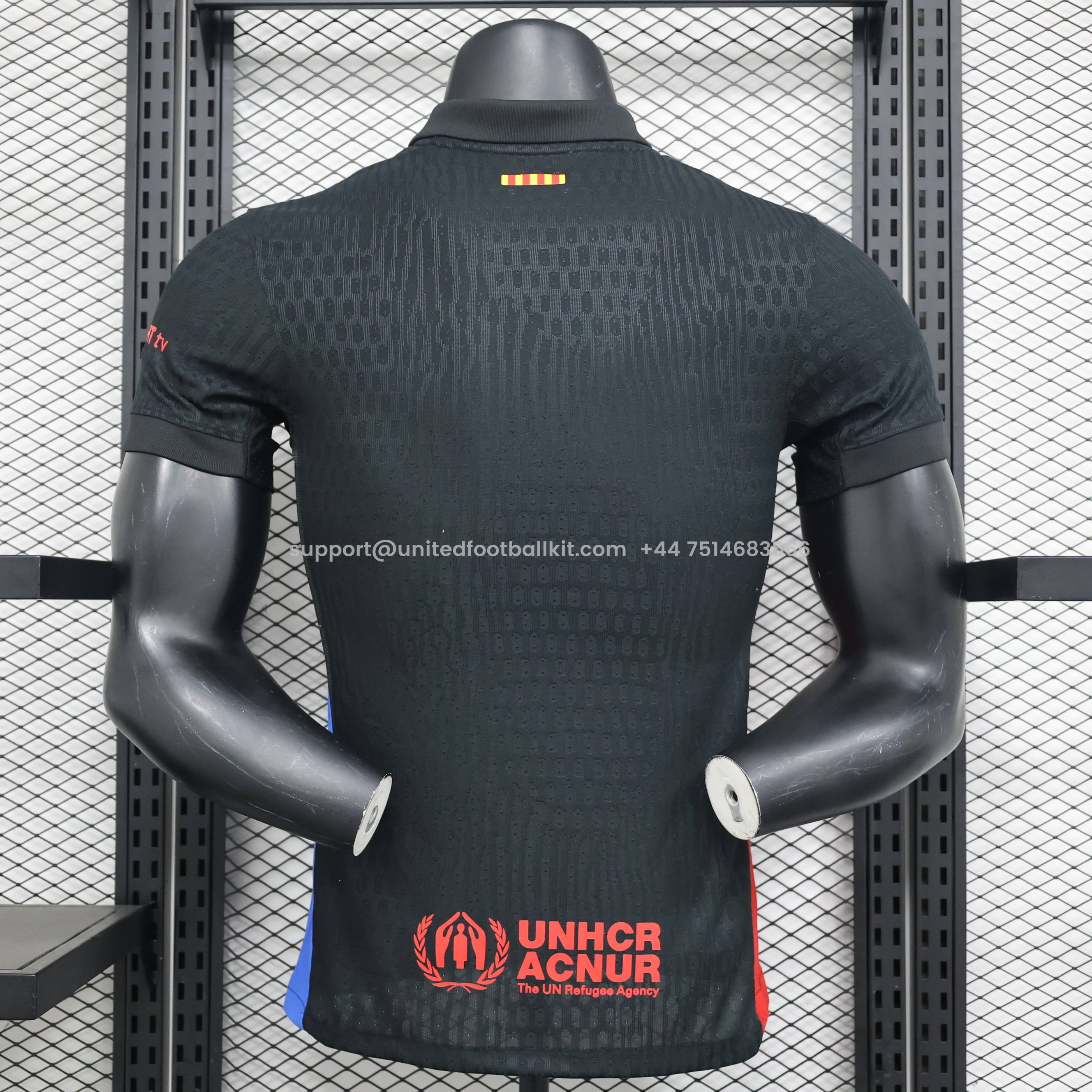 Unitedfootballkit.com | Barcelona 24-25 Away Jersey - Player Version -Customize Name, Number and Patch | Worldwide Shipping