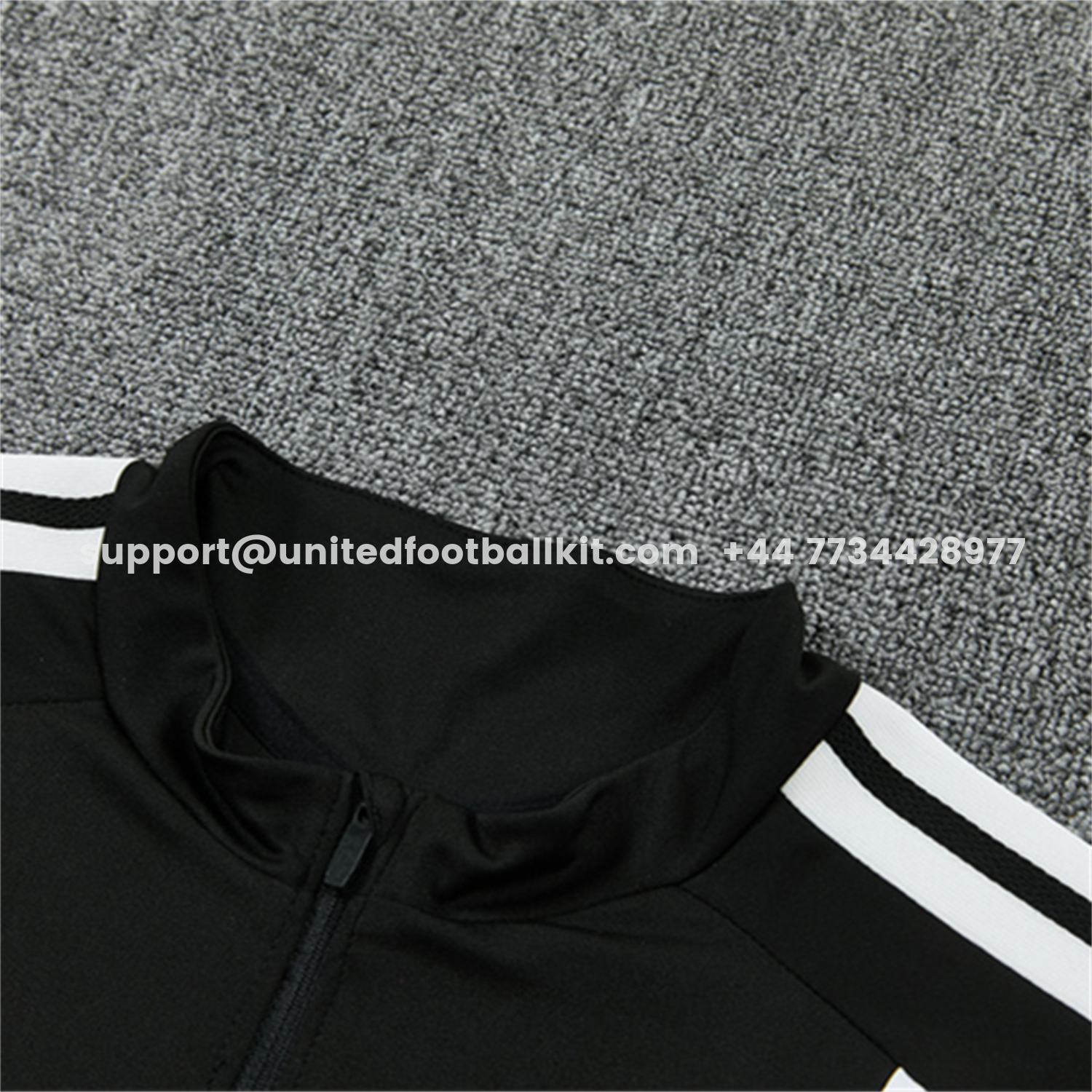 Unitedfootballkit.com | Spain 2026 Long Sleeve Training Set - Black Top & Black Pants -Customize Name, Number and Patch | Worldwide Shipping