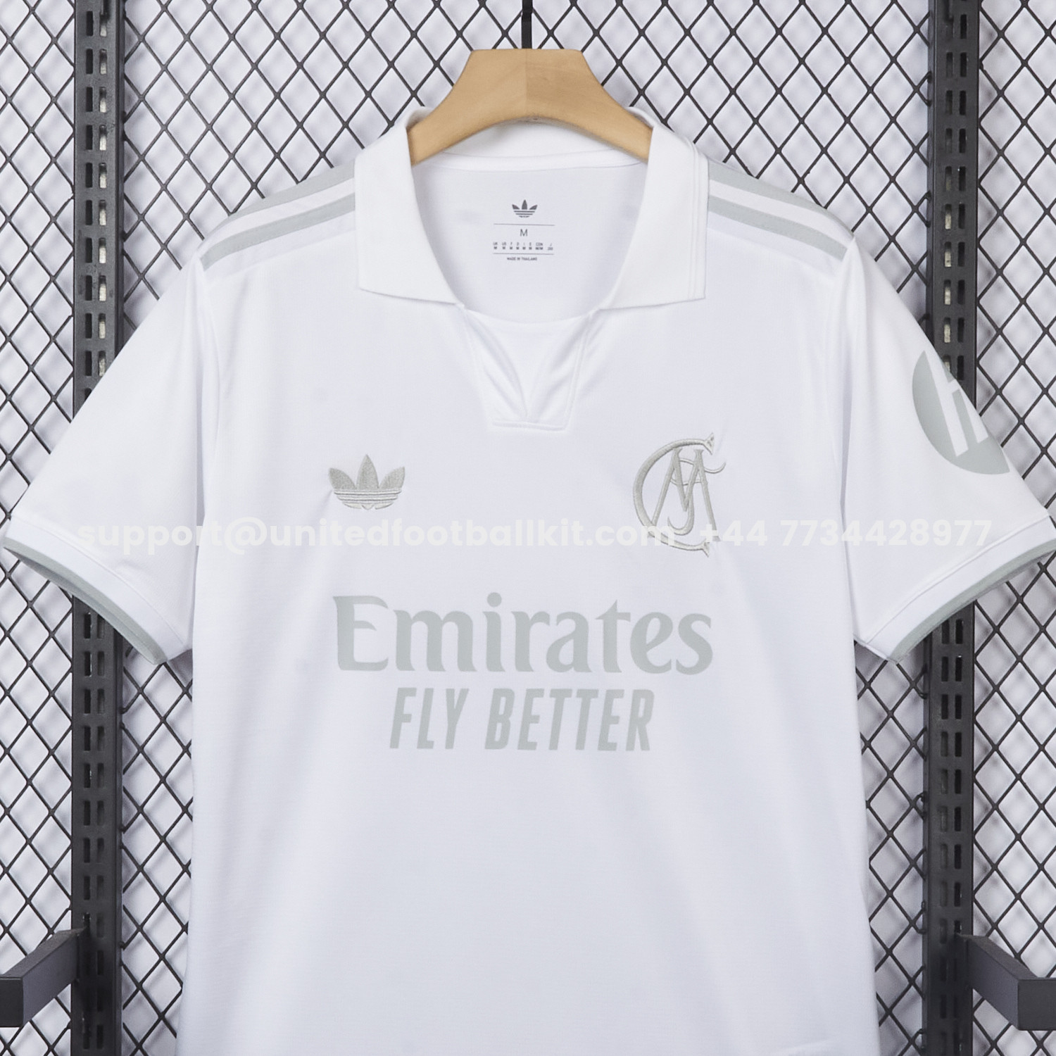 Unitedfootballkit.com | Real Madrid 25-26 125th Anniversary Jersey - Fans Version -Customize Name, Number and Patch | Worldwide Shipping