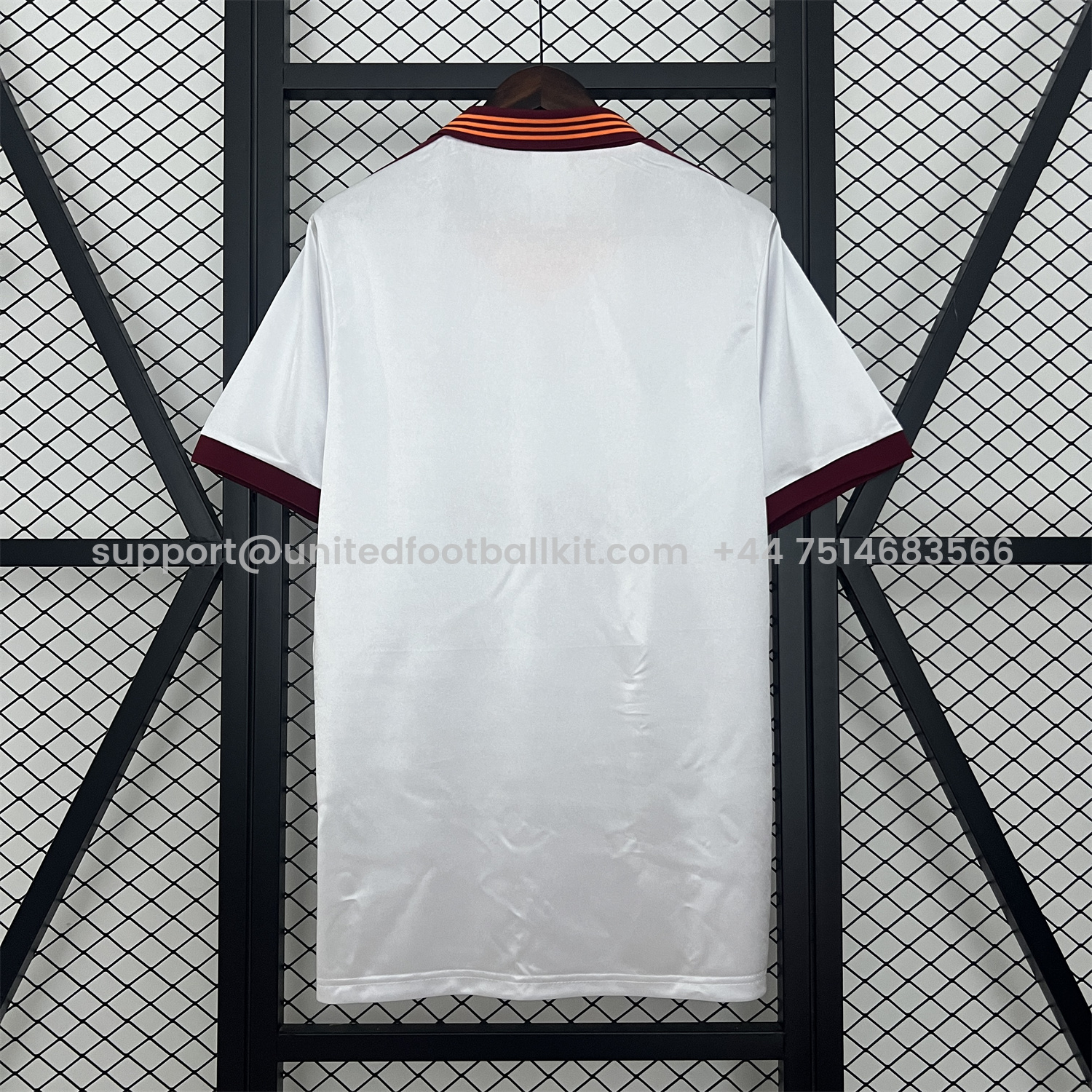 Unitedfootballkit.com | Retro Roma 1992-93 Away Jersey -Customize Name, Number and Patch | Worldwide Shipping