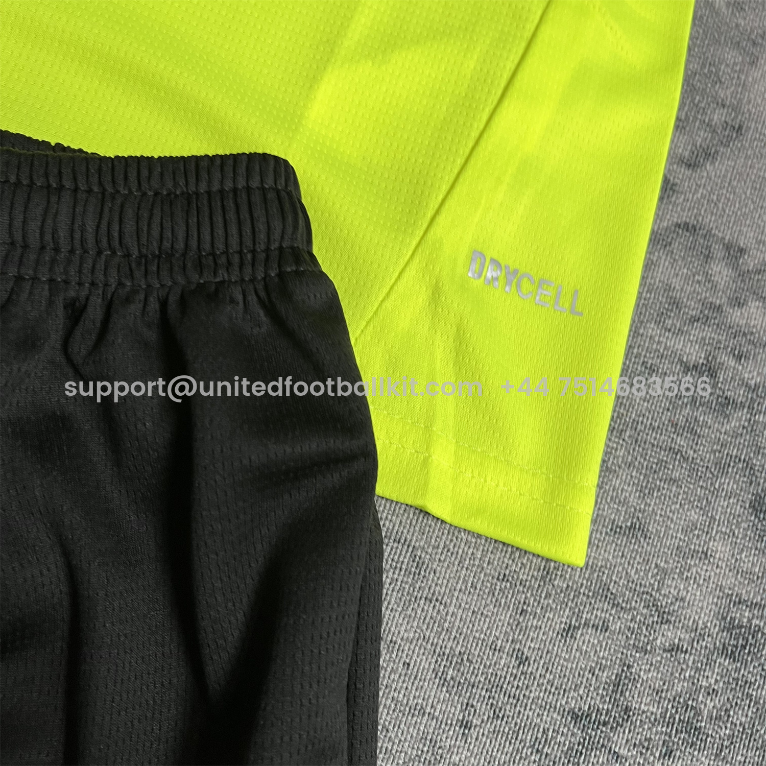 Unitedfootballkit.com | Dortmund 24-25 Yellow Alert Special Edition Kids Kit with Black Shorts -Customize Name, Number and Patch | Worldwide Shipping