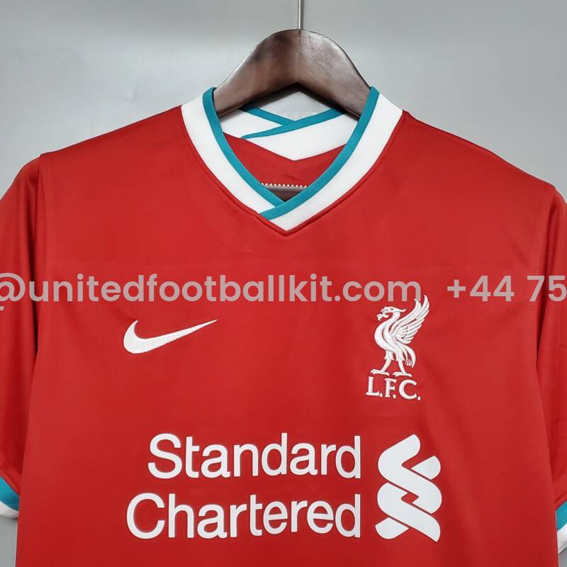 Unitedfootballkit.com | Retro Liver.pool 20-21 Home Stadium Jersey - Fans Version -Customize Name, Number and Patch | Worldwide Shipping
