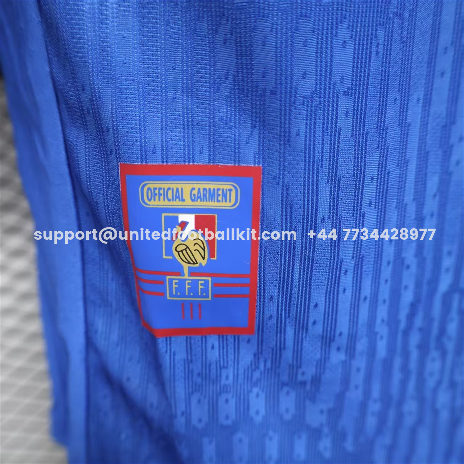 Unitedfootballkit.com | Retro France 1998 Home Blue Jersey - Player Version -Customize Name, Number and Patch | Worldwide Shipping