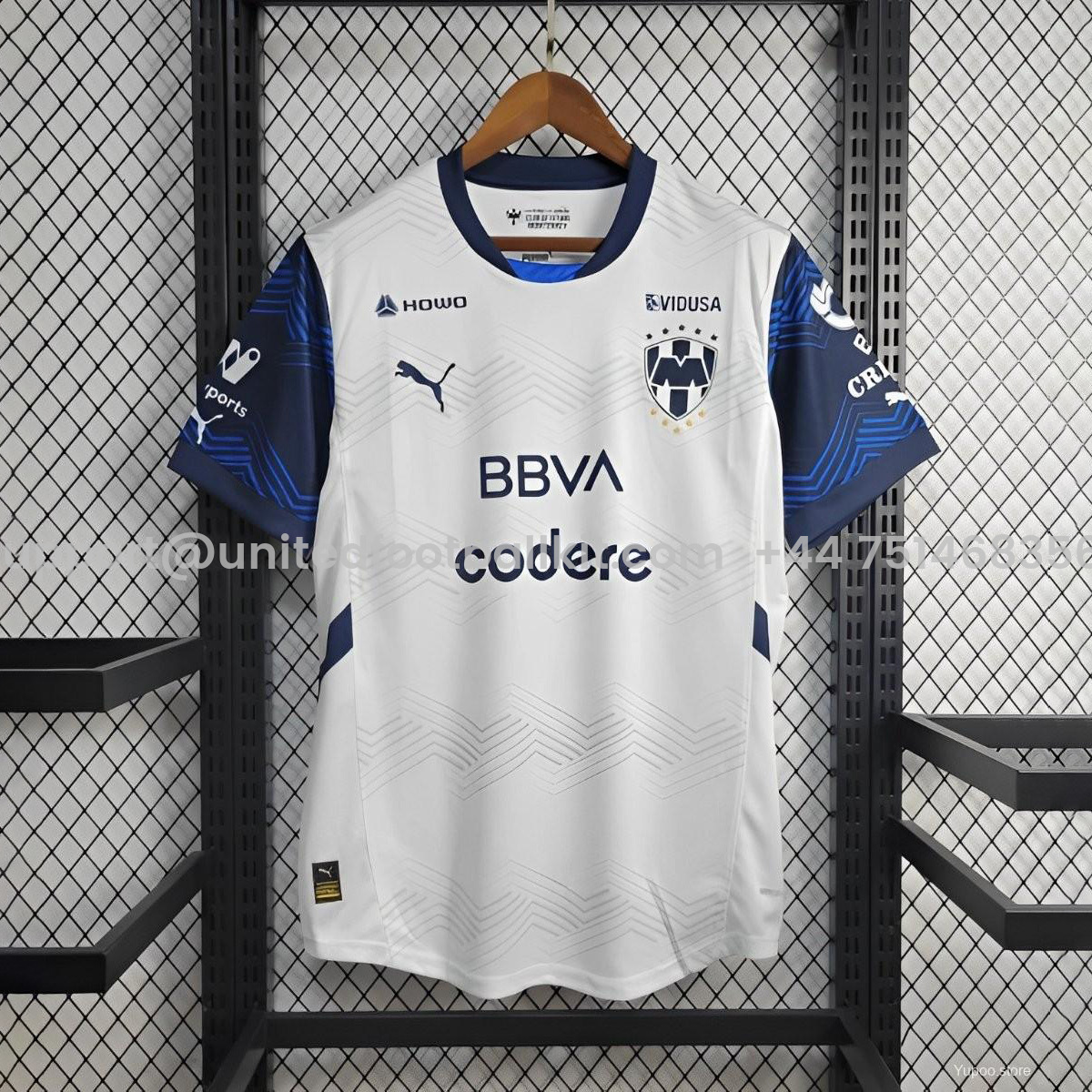 Unitedfootballkit.com | Rayados Monterrey 24-25 Away Jersey - Fans Version -Customize Name, Number and Patch | Worldwide Shipping