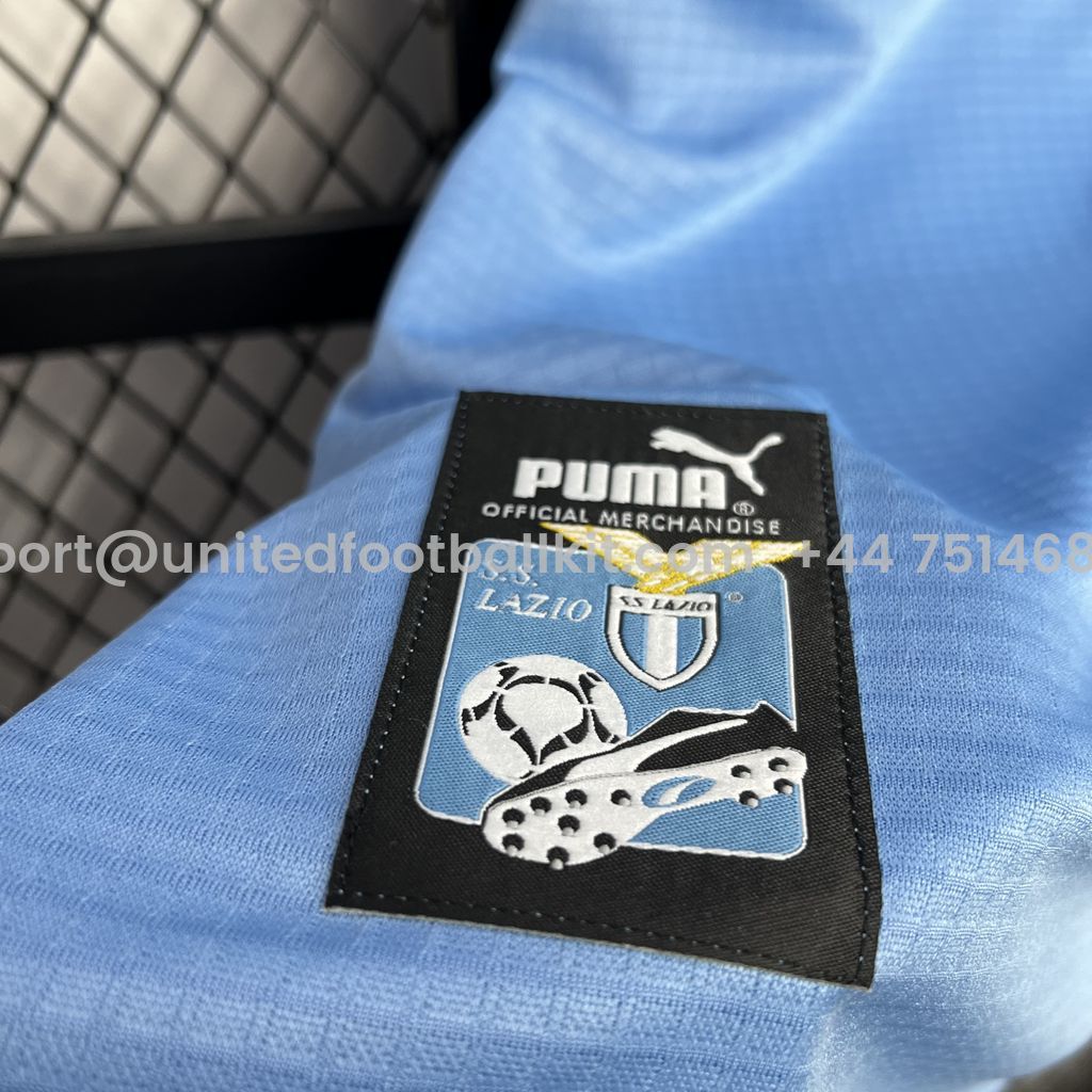Unitedfootballkit.com | Retro Lazio 98-99 Home Stadium Jersey -Customize Name, Number and Patch | Worldwide Shipping