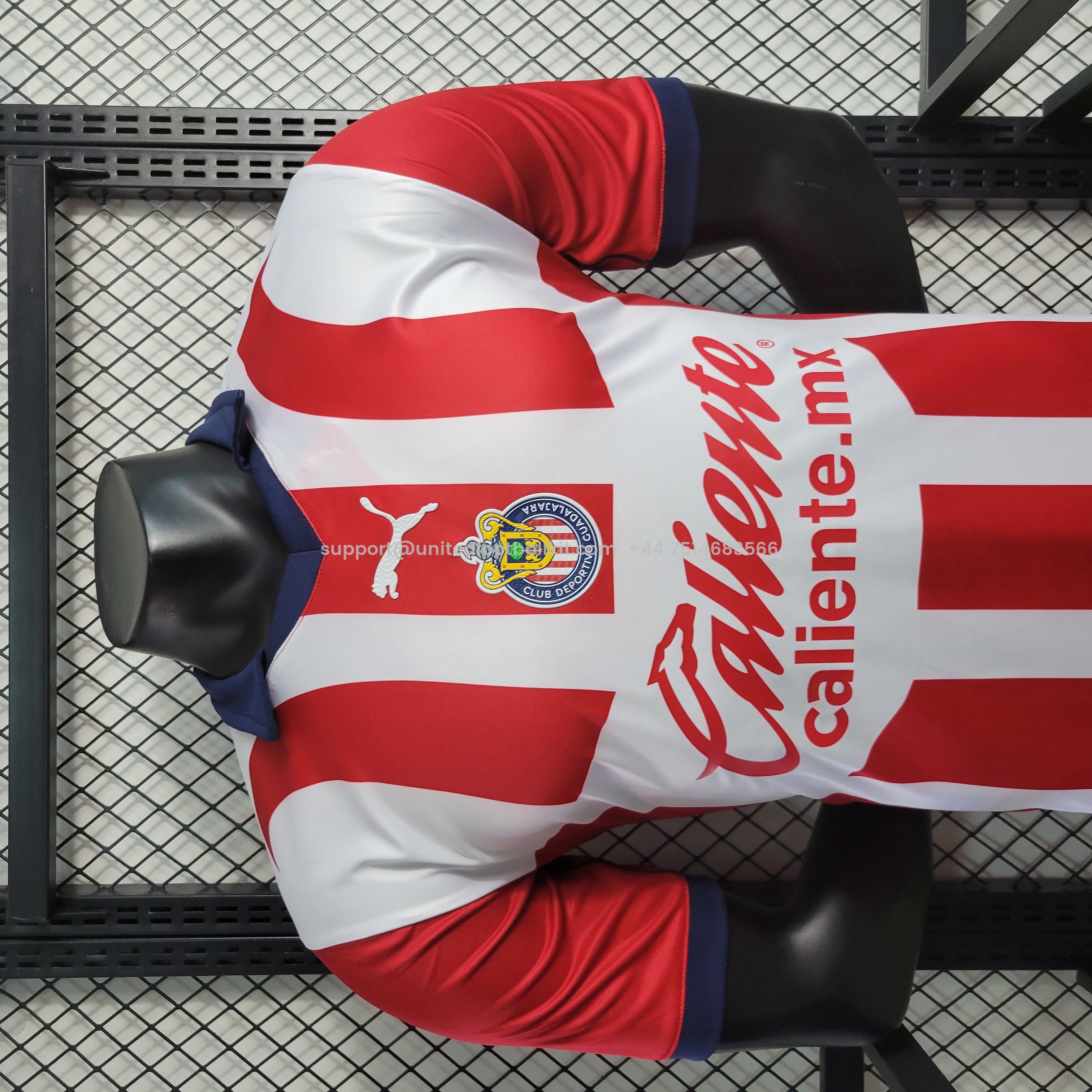 Unitedfootballkit.com | Chivas de Guadalajara 23-24 Home Stadium Jersey - Player Version -Customize Name, Number and Patch | Worldwide Shipping