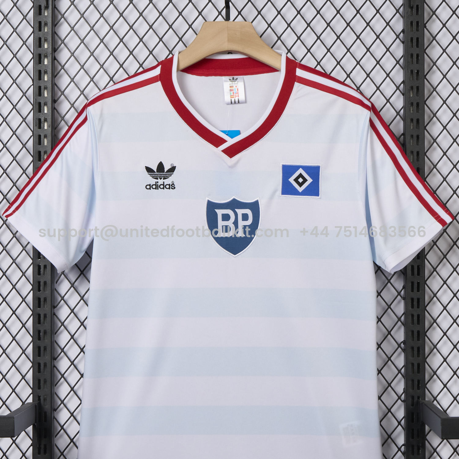 Unitedfootballkit.com | Retro Hamburger SV 1986 Home Jersey -Customize Name, Number and Patch | Worldwide Shipping