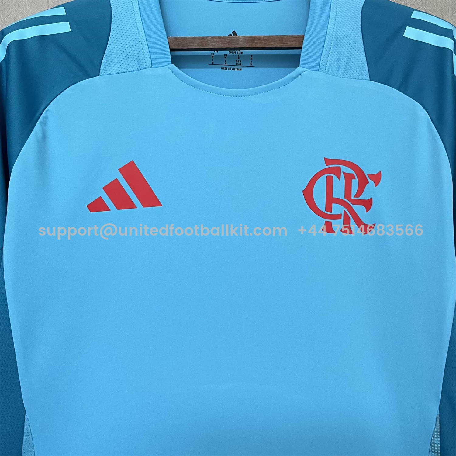 Unitedfootballkit.com | Flamengo 25-26 Blue Training Jersey - Fans Version -Customize Name, Number and Patch | Worldwide Shipping