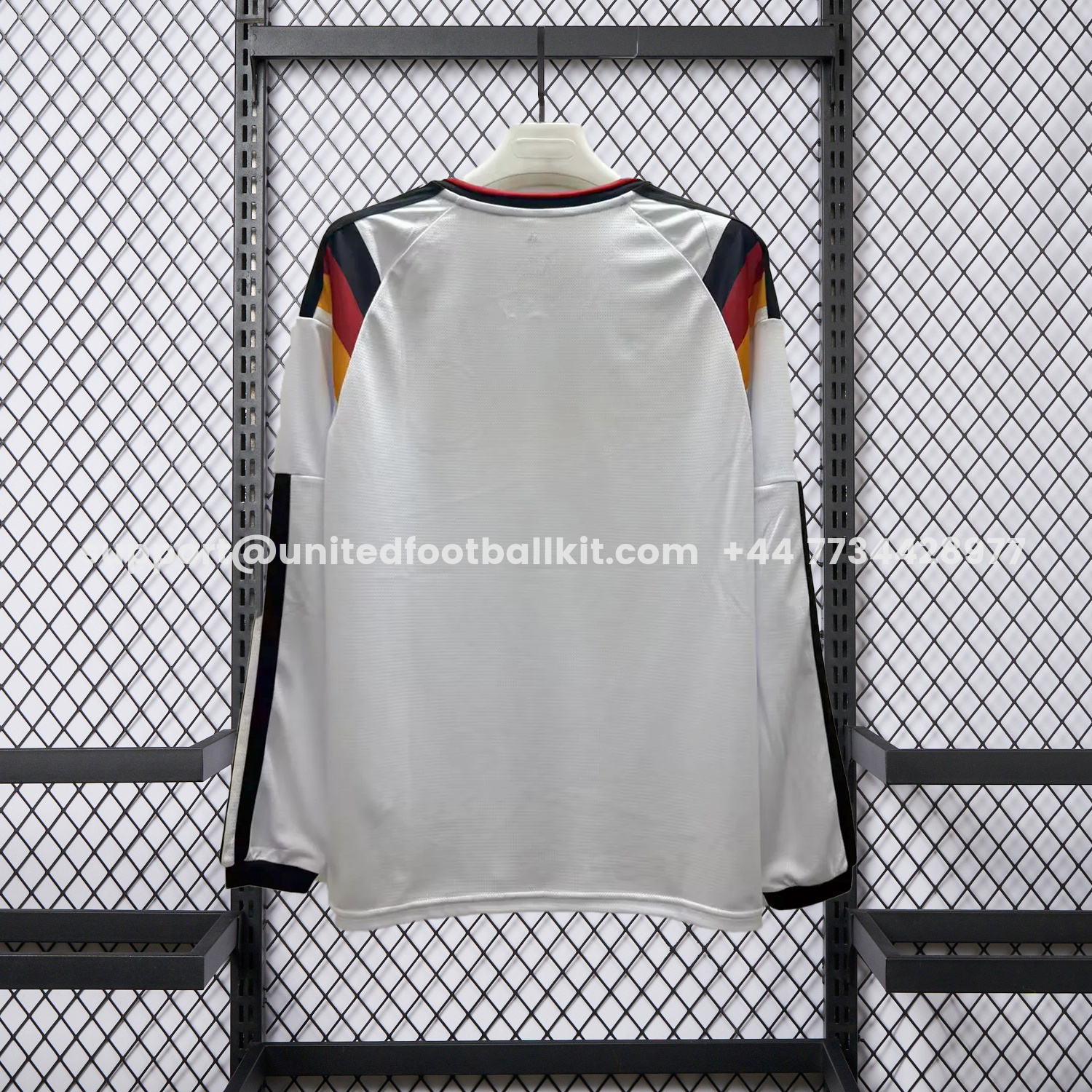 Unitedfootballkit.com | Germany 2026 Home Long Sleeves Jersey - Fans Version -Customize Name, Number and Patch | Worldwide Shipping