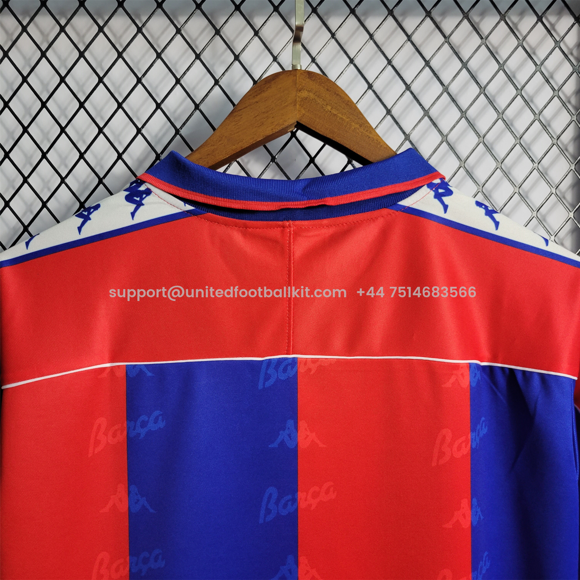 Unitedfootballkit.com | Retro Barcelona 92-95 Home Stadium Jersey -Customize Name, Number and Patch | Worldwide Shipping
