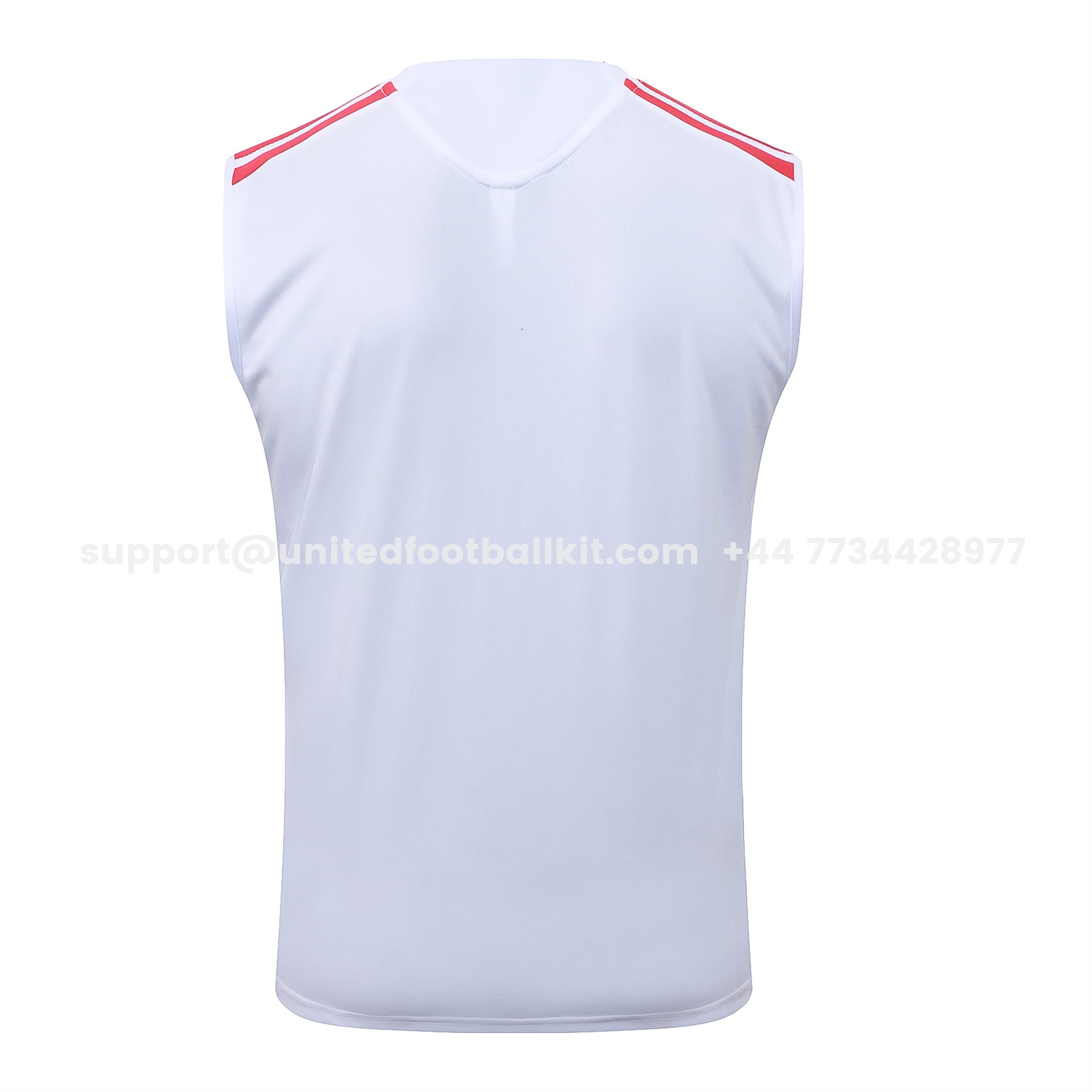 Unitedfootballkit.com | SC Internacional 2026 Vest Training Set - White Vest and Red Shorts -Customize Name, Number and Patch | Worldwide Shipping