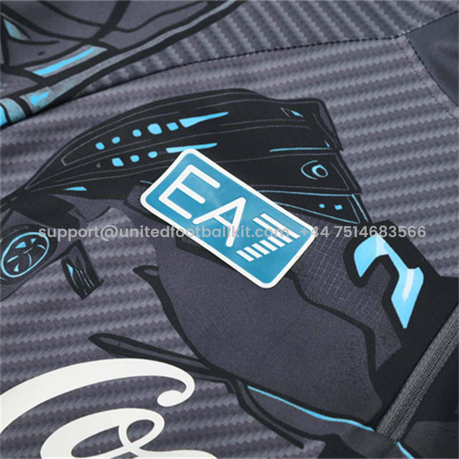 Unitedfootballkit.com | Napoli 25-26 Kids Long Sleeve Training Set - Gray Mecha Top & Black Pants -Customize Name, Number and Patch | Worldwide Shipping