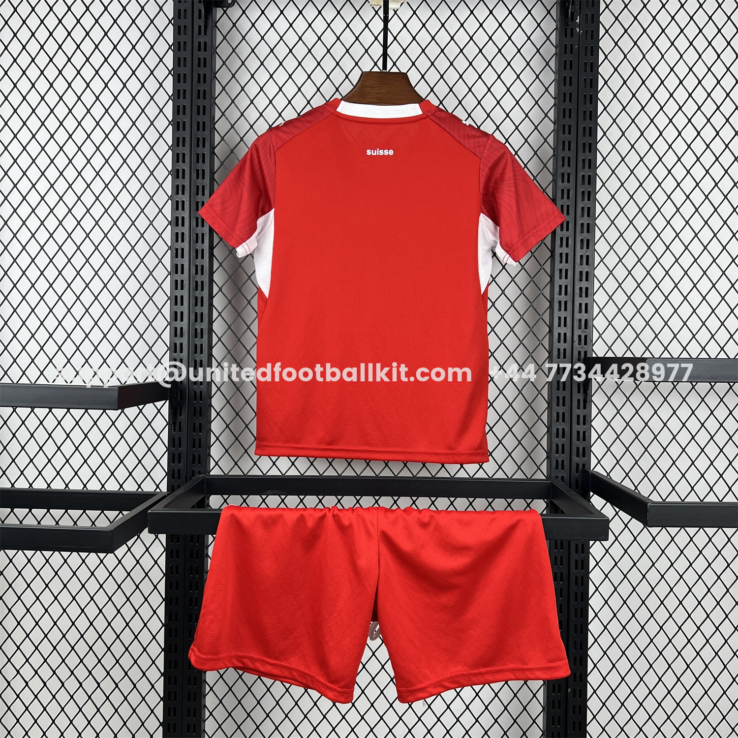 Unitedfootballkit.com | Switzerland 2026 Home Kids Kit -Customize Name, Number and Patch | Worldwide Shipping