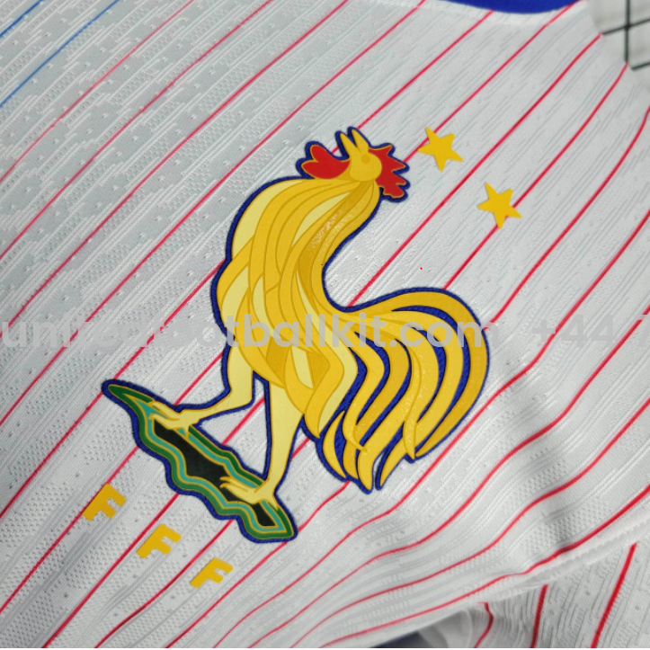 Unitedfootballkit.com | France 2024 Away Stadium Jersey - Player Version -Customize Name, Number and Patch | Worldwide Shipping