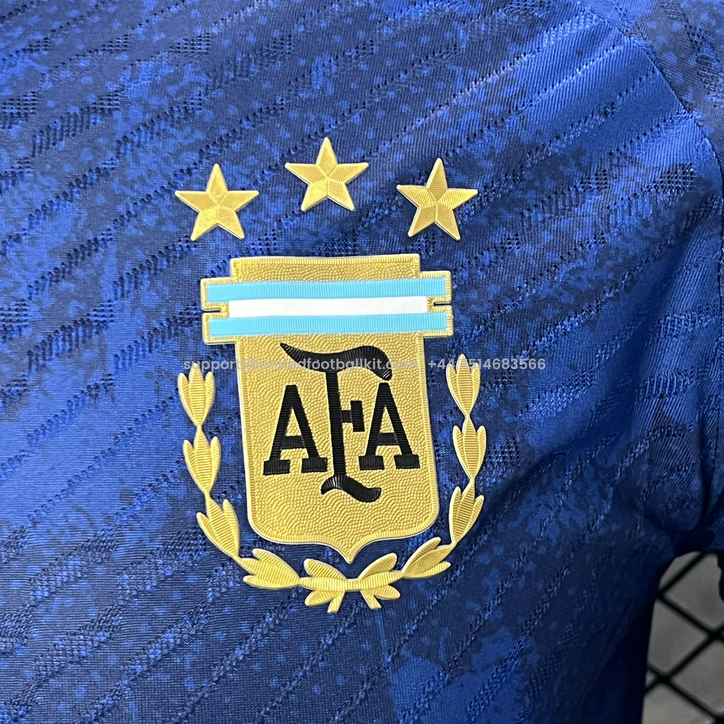 Unitedfootballkit.com | Argentina 2024 Blue Special Edition Jersey - Player Version -Customize Name, Number and Patch | Worldwide Shipping