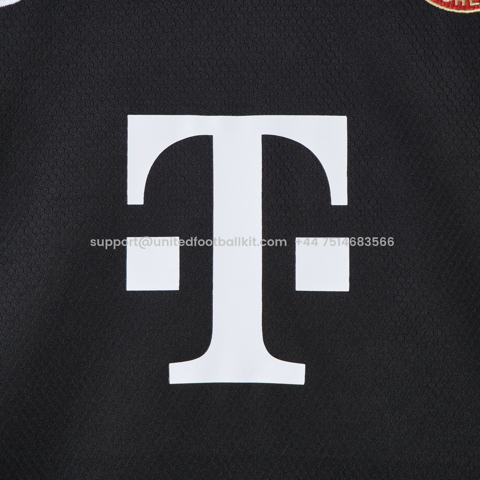 Unitedfootballkit.com | Bayern Munich 24-25 Third Goalkeeper Black Jersey - Fans Version -Customize Name, Number and Patch | Worldwide Shipping