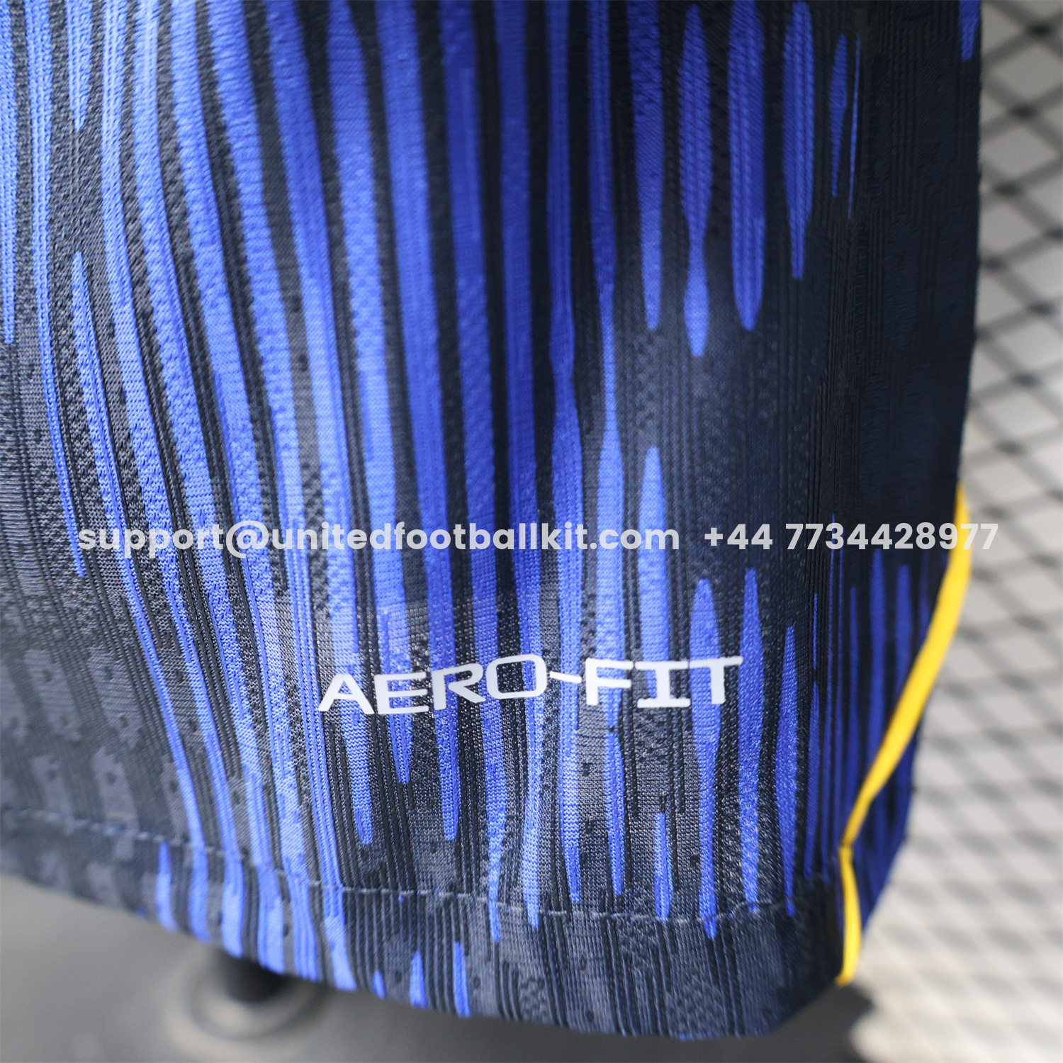 Unitedfootballkit.com | Brazil 2026 Away Blue Long Sleeves Jersey - Player Version -Customize Name, Number and Patch | Worldwide Shipping