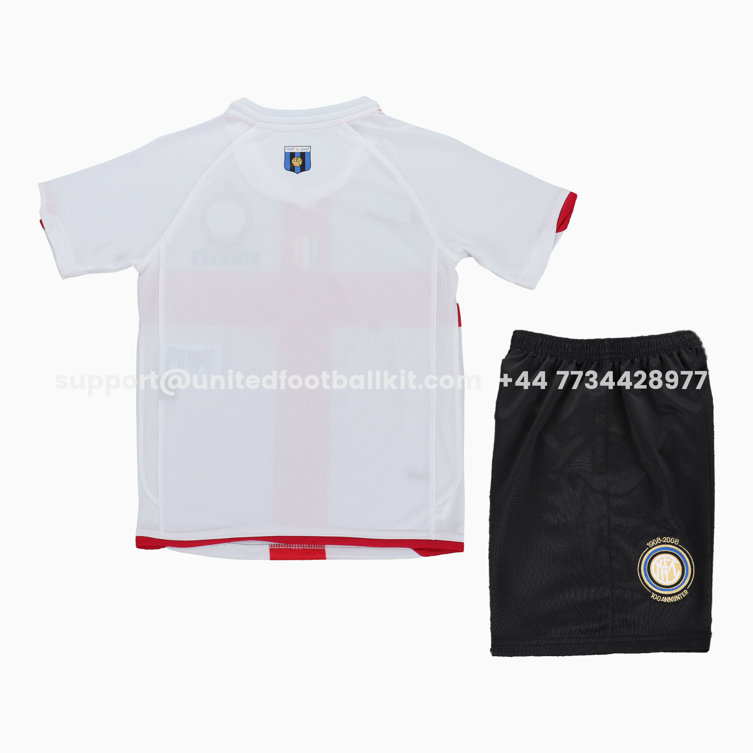 Unitedfootballkit.com | Retro Inter Milan 2007-08 Away Kids Kit -Customize Name, Number and Patch | Worldwide Shipping