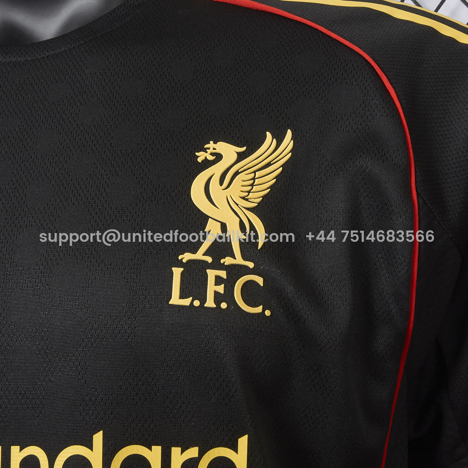 Unitedfootballkit.com | Liver.pool 25-26 Black Special Jersey - Player Version -Customize Name, Number and Patch | Worldwide Shipping