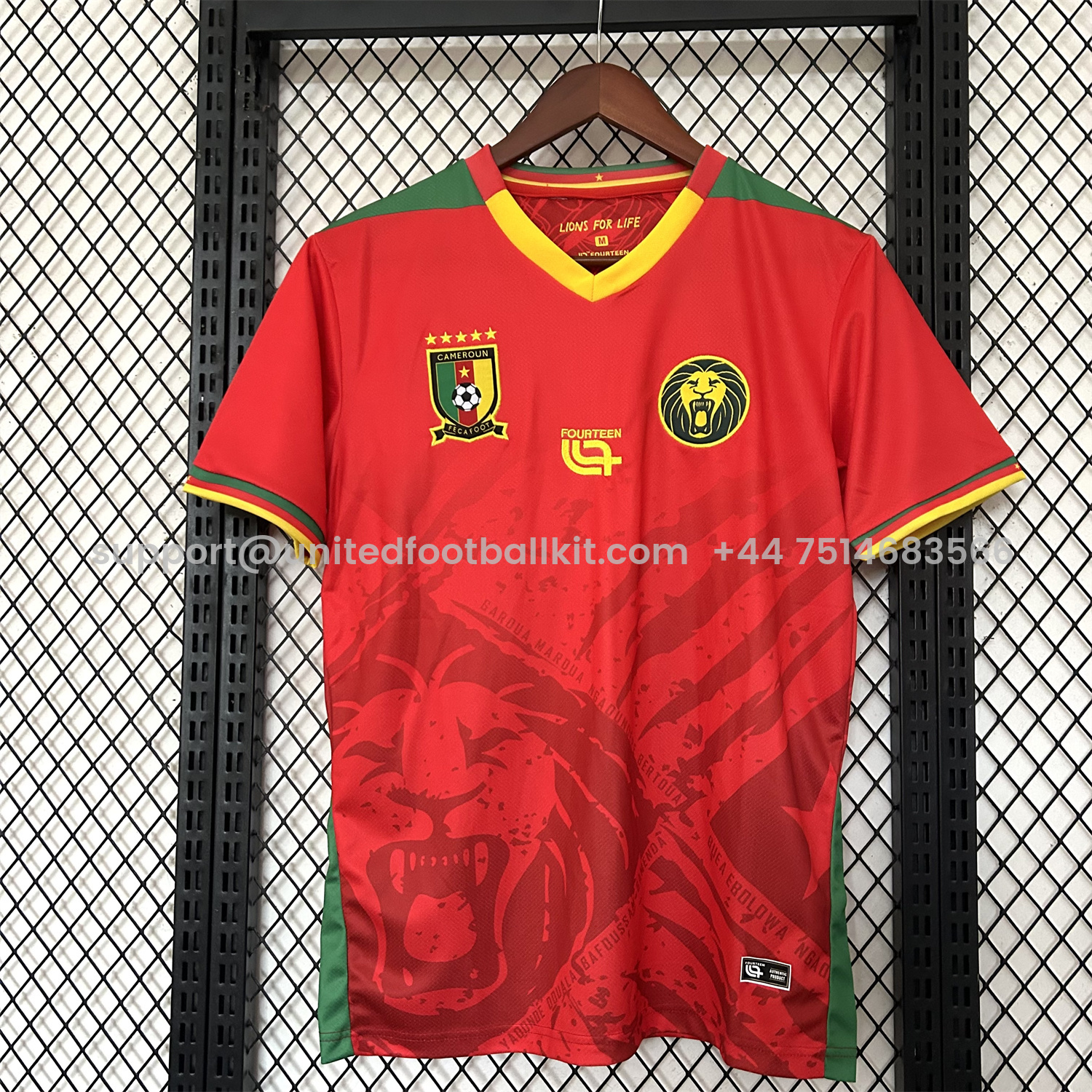 Unitedfootballkit.com | Cameroon 25-26 Away Jersey - Fans Version -Customize Name, Number and Patch | Worldwide Shipping
