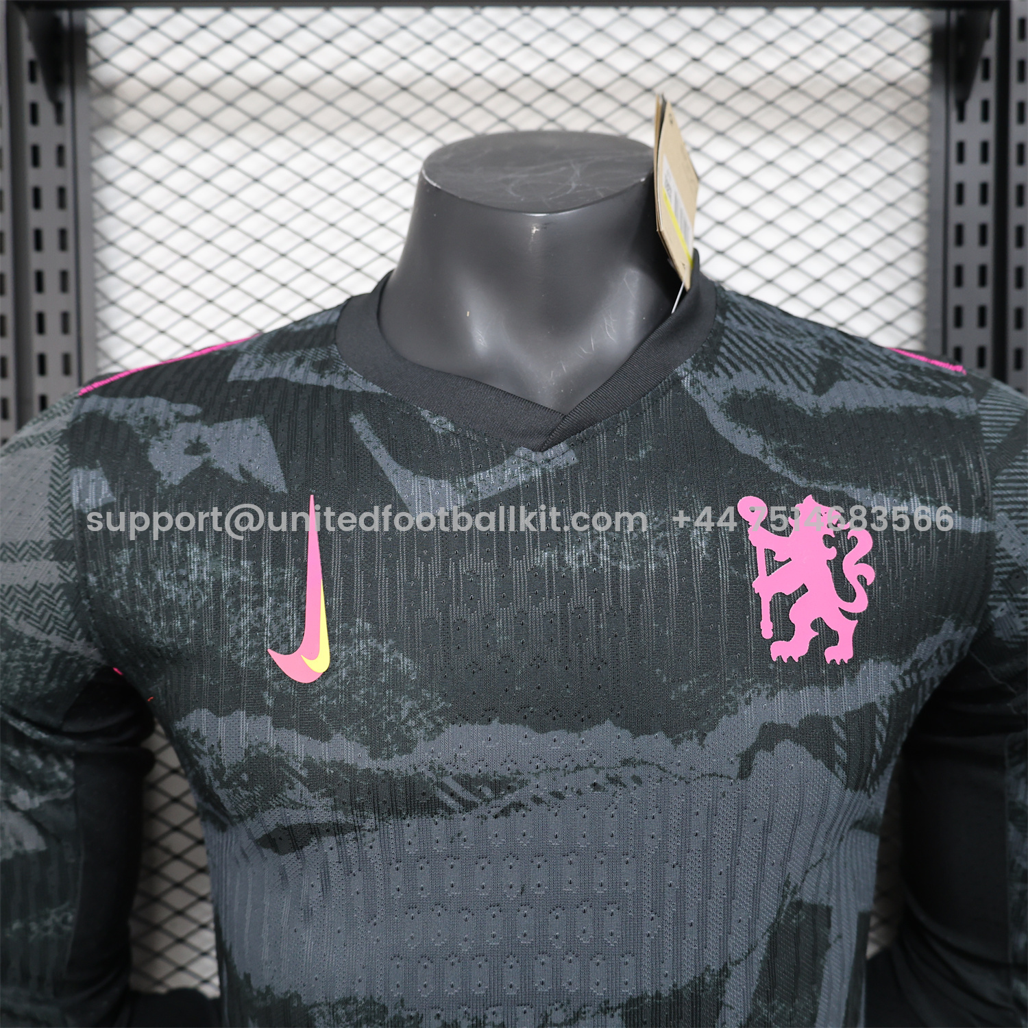 Unitedfootballkit.com | C.H.E.L.S.E.A 24-25 Third Long Sleeves Jersey - Player Version -Customize Name, Number and Patch | Worldwide Shipping