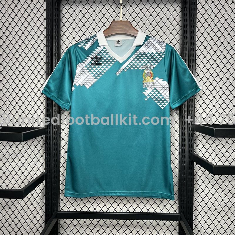 Unitedfootballkit.com | Retro Mexico 1990 Home Stadium Jersey -Customize Name, Number and Patch | Worldwide Shipping