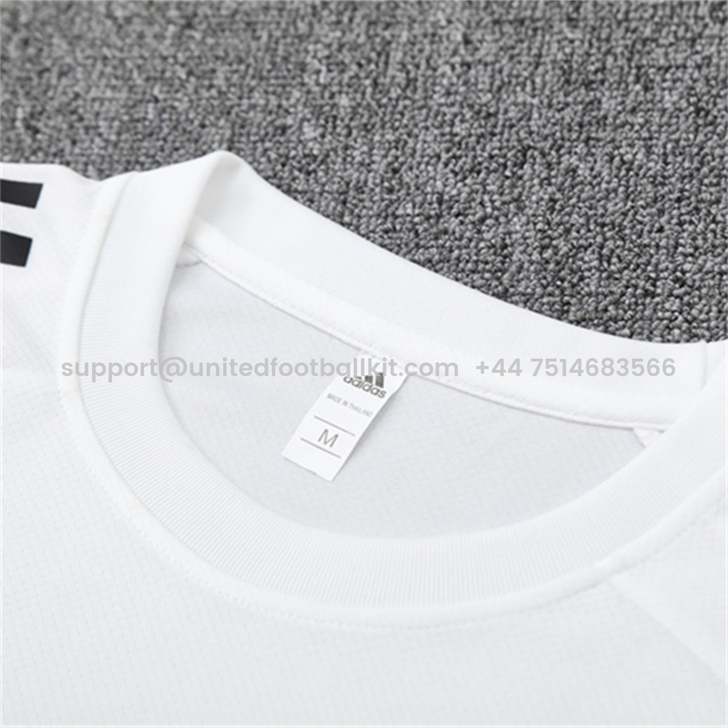 Unitedfootballkit.com | INT M.A.M 25-26 Short-Sleeve Training Set - White Top and Black Shorts -Customize Name, Number and Patch | Worldwide Shipping