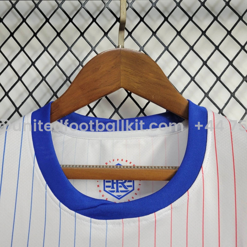 Unitedfootballkit.com | Women's France 2024 Away Stadium Jersey -Customize Name, Number and Patch | Worldwide Shipping