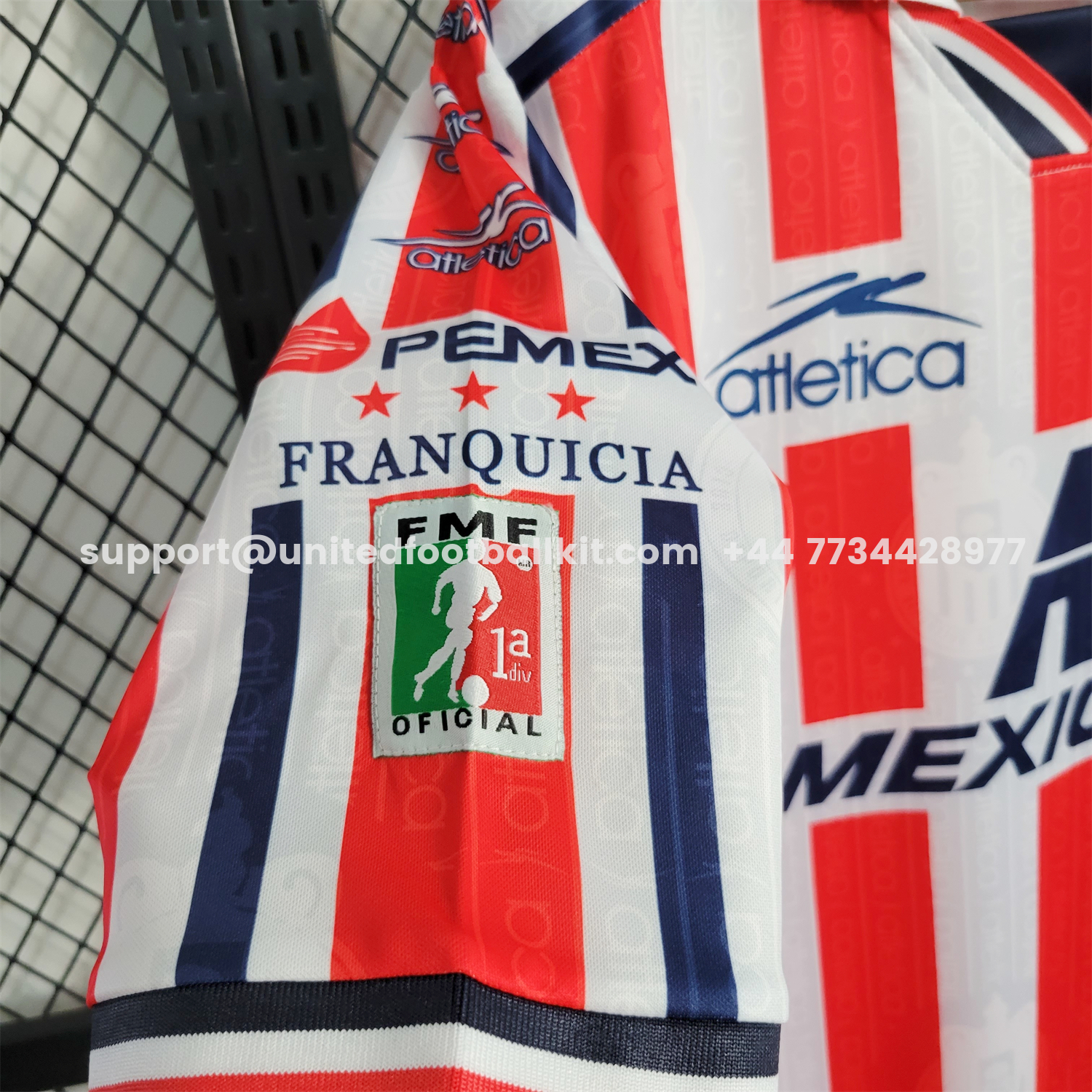 Unitedfootballkit.com | Retro Chivas de Guadalajara 1997-98 Home Jersey -Customize Name, Number and Patch | Worldwide Shipping
