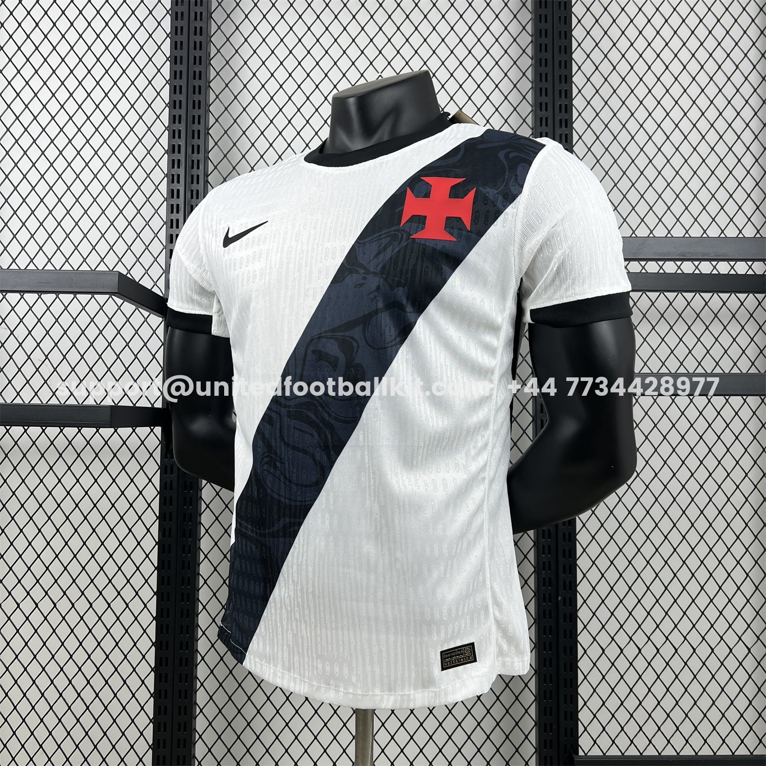 Unitedfootballkit.com | Vasco Da Gama 26-27 Away Jersey - Player Version -Customize Name, Number and Patch | Worldwide Shipping