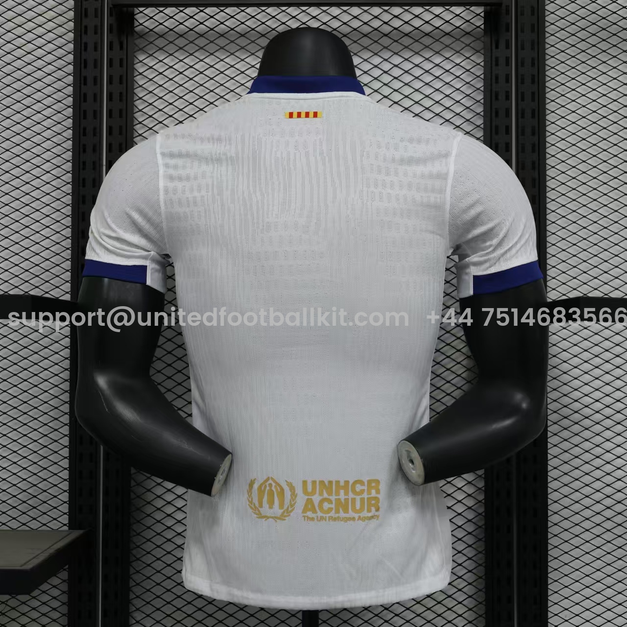 Unitedfootballkit.com | Barcelona 24-25 White Special Edition Jersey - Player Version -Customize Name, Number and Patch | Worldwide Shipping