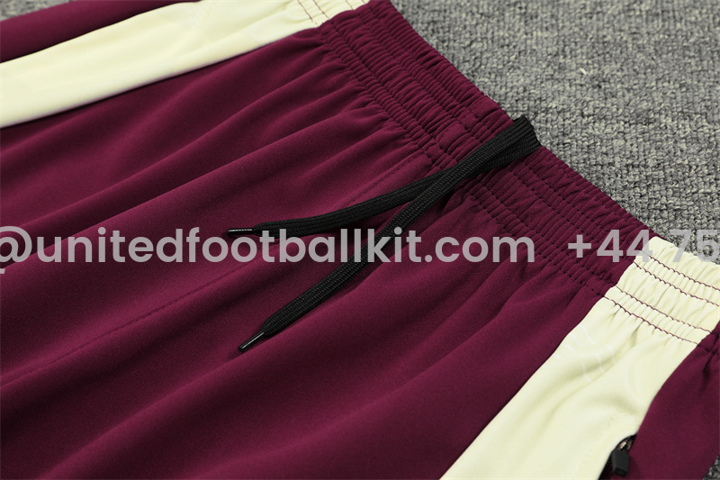 Unitedfootballkit.com | Bayern Munich 24-25 Long Sleeve Training Set - White & Red -Customize Name, Number and Patch | Worldwide Shipping