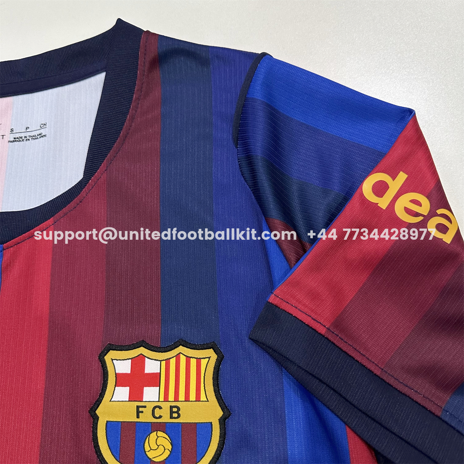 Unitedfootballkit.com | Barcelona 26-27 Home Jersey - Fans Version -Customize Name, Number and Patch | Worldwide Shipping