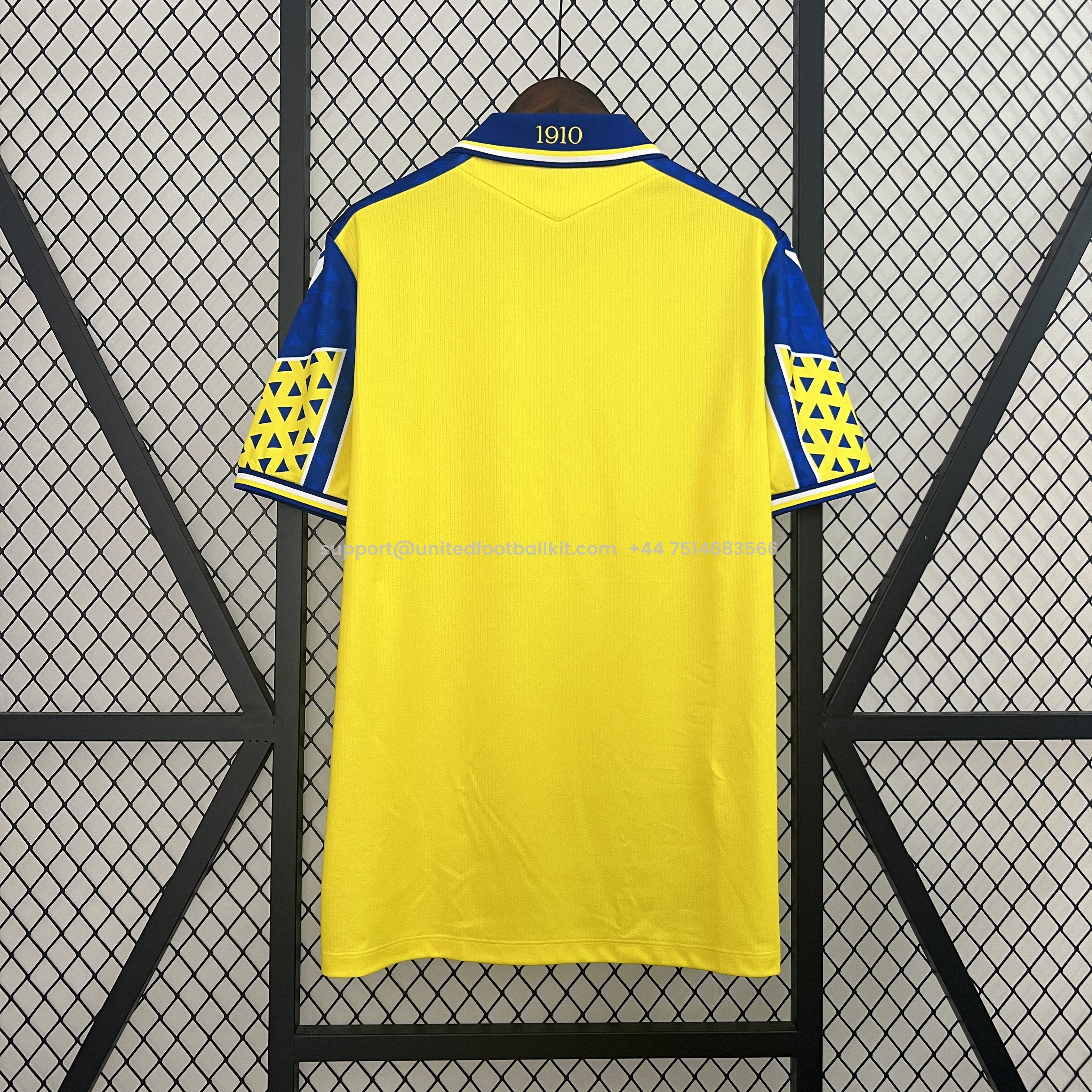Unitedfootballkit.com | Cádiz Cadiz 24-25 Home Stadium Jersey - Fans Version -Customize Name, Number and Patch | Worldwide Shipping