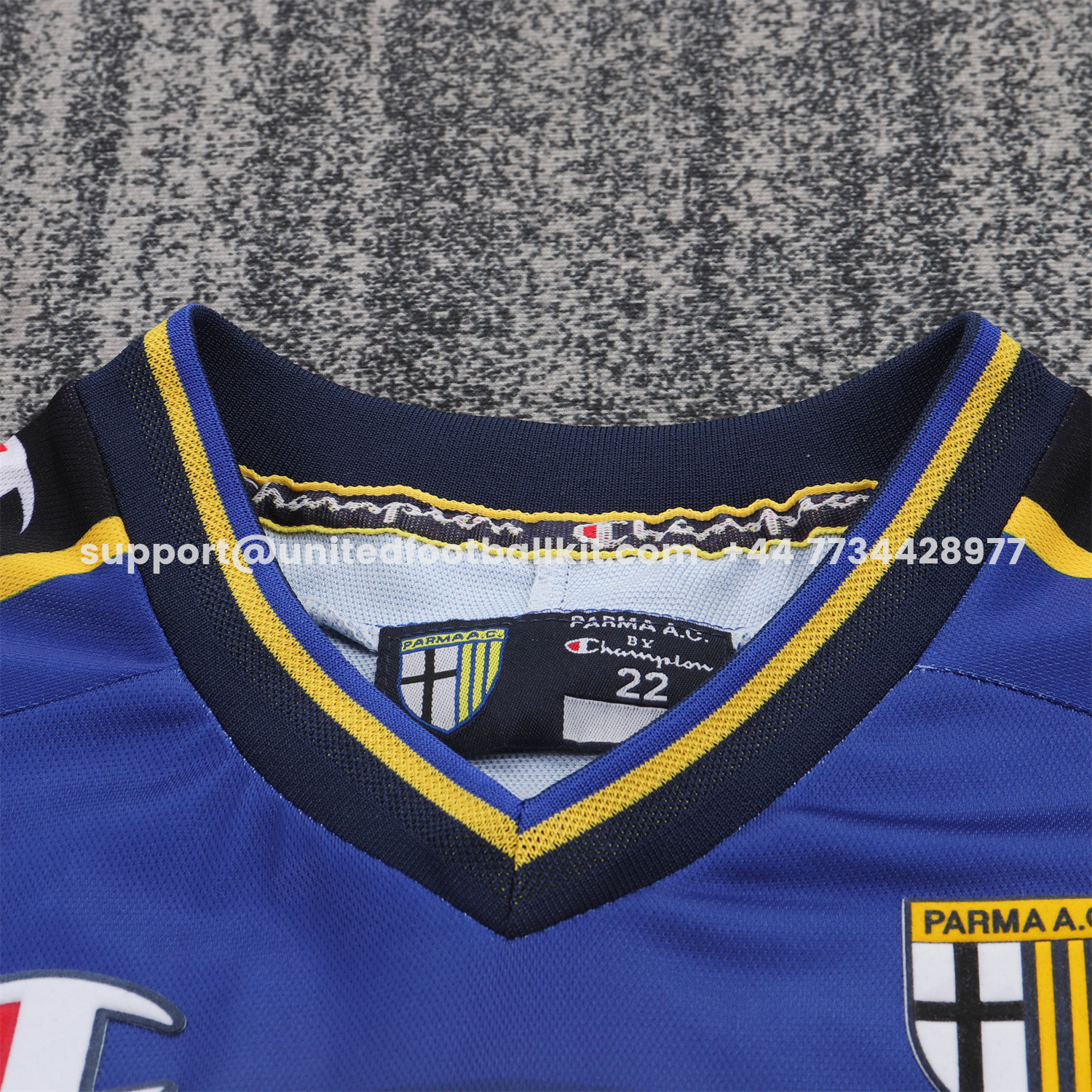 Unitedfootballkit.com | Retro Parma 2001-02 Home Kids Kit -Customize Name, Number and Patch | Worldwide Shipping