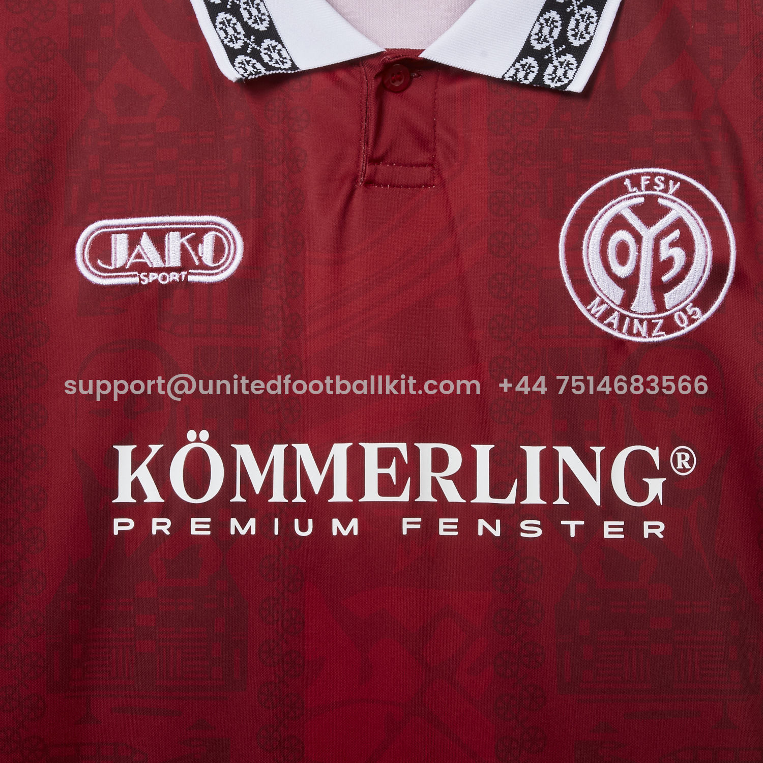 Unitedfootballkit.com | Mainz 25-26 Red Special POLO Jersey - Fans Version -Customize Name, Number and Patch | Worldwide Shipping
