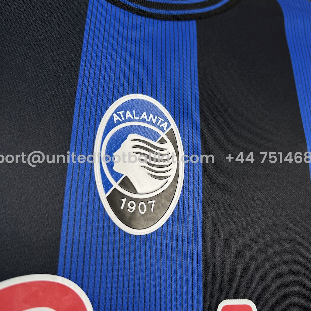 Unitedfootballkit.com | Atalanta 24-25 Home Stadium Jersey - Fans Version -Customize Name, Number and Patch | Worldwide Shipping