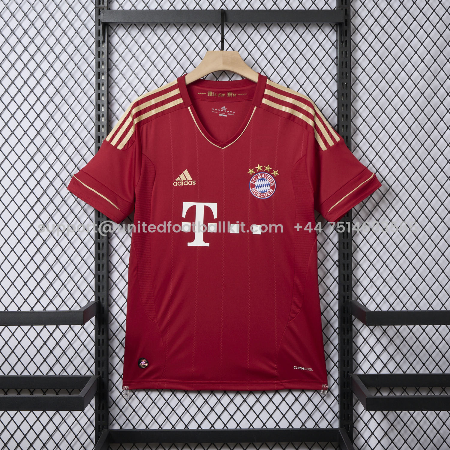 Unitedfootballkit.com | Retro Bayern Munich 2012-13 Home Jersey -Customize Name, Number and Patch | Worldwide Shipping