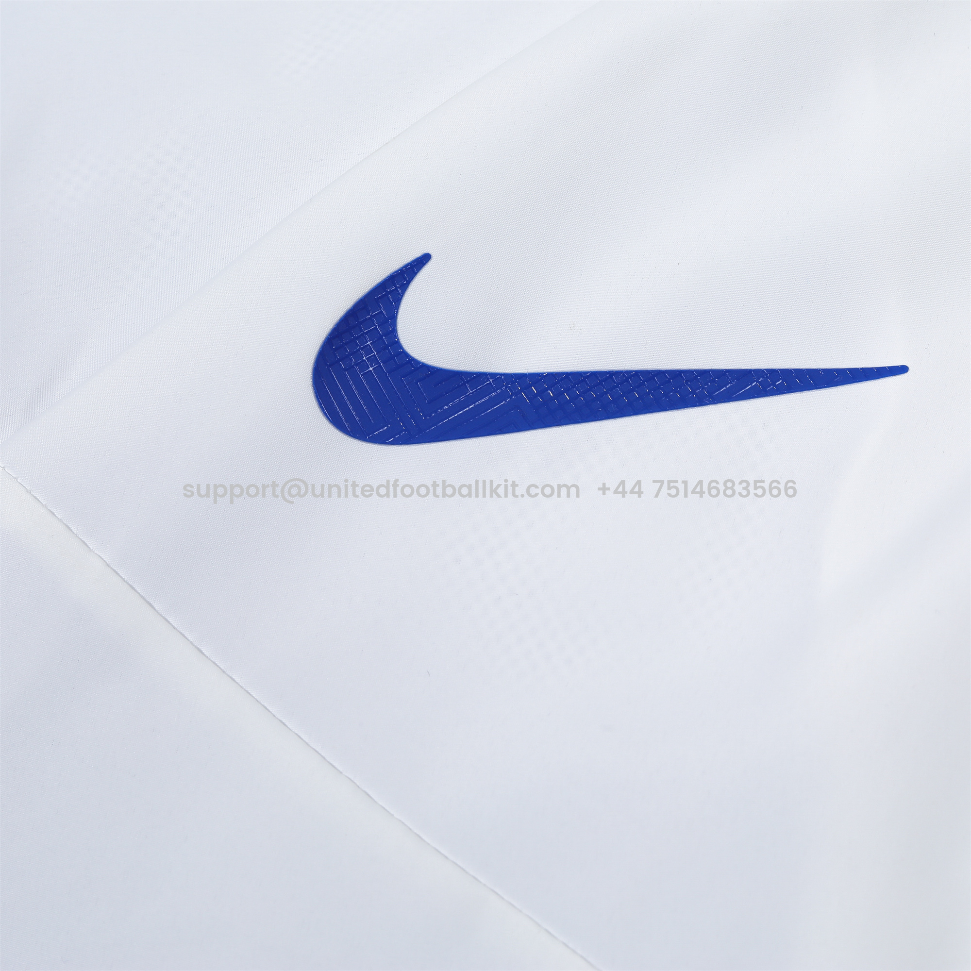 Unitedfootballkit.com | England 2024 National Team Anthem White Hooded Windbreaker - Player Version -Customize Name, Number and Patch | Worldwide Shipping