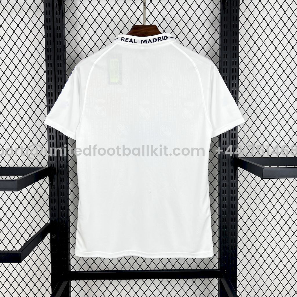 Unitedfootballkit.com | Retro Real Madrid 96-97 Home Stadium Jersey -Customize Name, Number and Patch | Worldwide Shipping
