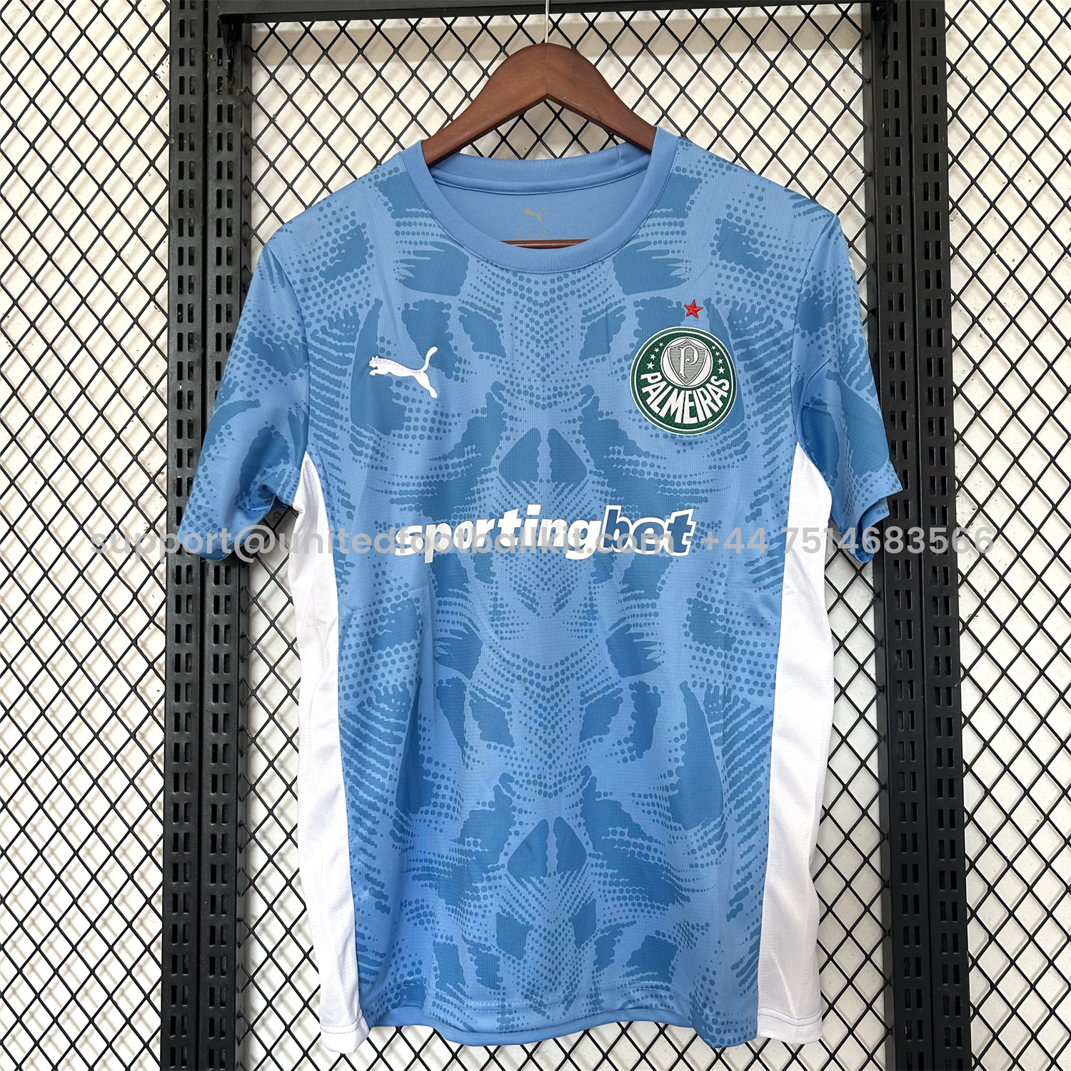 Unitedfootballkit.com | Palmeiras 25-26 Blue Goalkeeper Jersey - Fans Version -Customize Name, Number and Patch | Worldwide Shipping