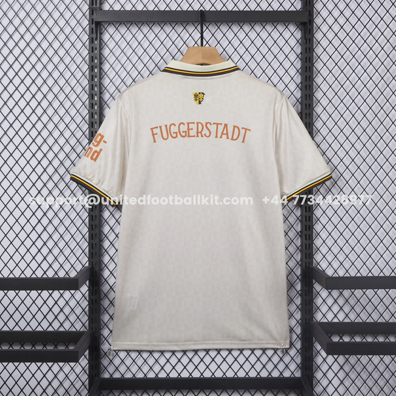 Unitedfootballkit.com | Augsburg 25-26 Pale Yellow Special Jersey - Fans Version -Customize Name, Number and Patch | Worldwide Shipping