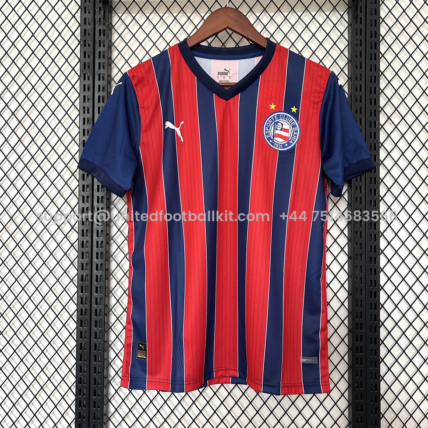 Unitedfootballkit.com | Bahia 25-26 Away Unsponsored Jersey - Fans Version -Customize Name, Number and Patch | Worldwide Shipping