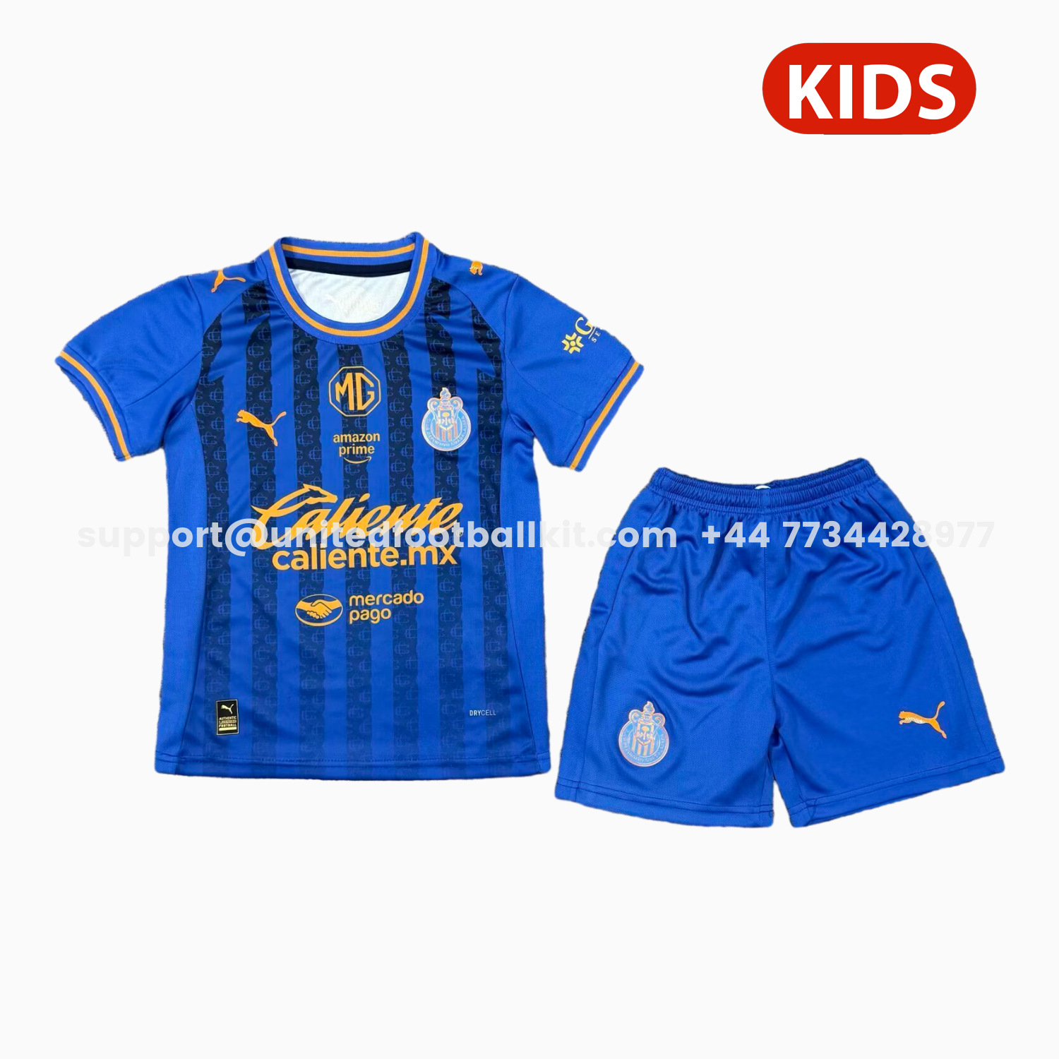 Unitedfootballkit.com | Chivas de Guadalajara 25-26 Third Kids Kit -Customize Name, Number and Patch | Worldwide Shipping