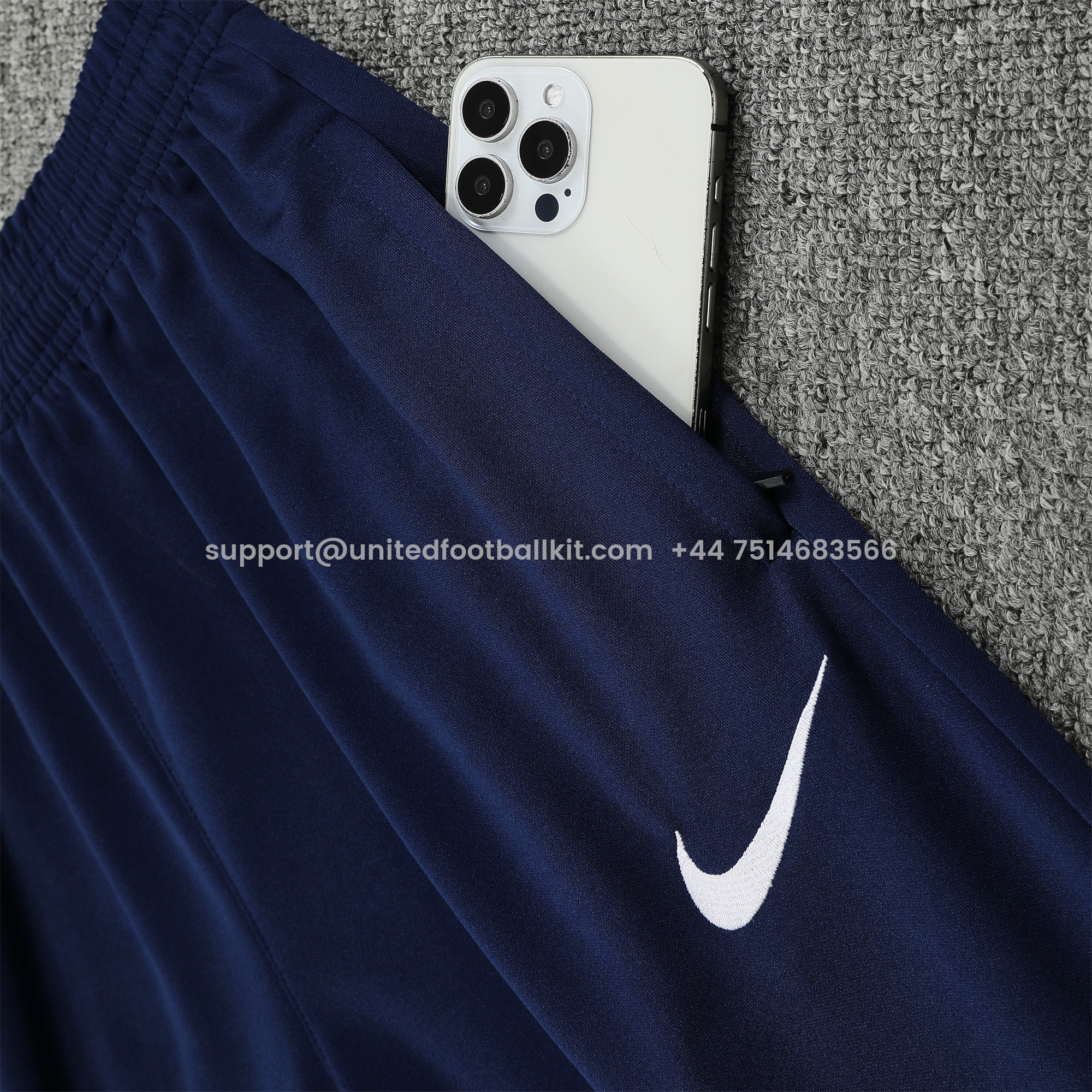 Unitedfootballkit.com | C.H.E.L.S.E.A 24-25 Long Sleeve Training Set - Blue Hoodie and Deep Blue Pants -Customize Name, Number and Patch | Worldwide Shipping