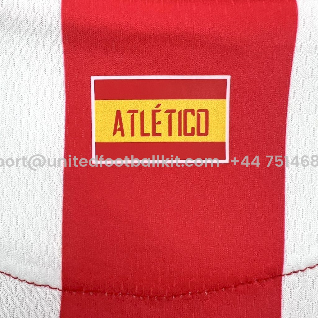 Unitedfootballkit.com | Retro Atletico Madrid 2012-13 Home Jersey -Customize Name, Number and Patch | Worldwide Shipping